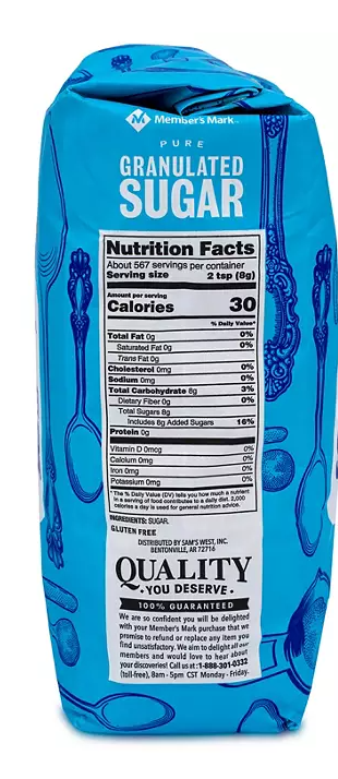 Member'S Mark Granulated Sugar, 10 Lbs.