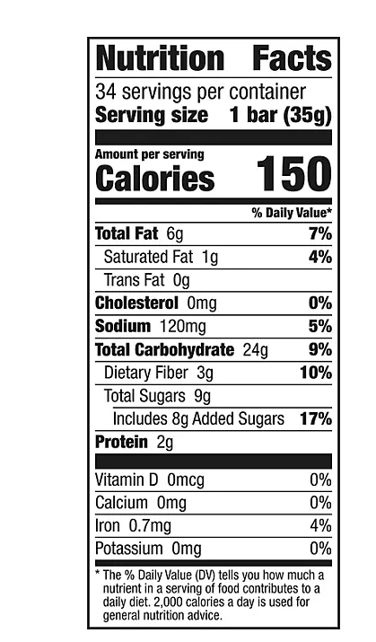 Nature Valley Soft Baked Oatmeal Squares Cinnamon Brown Sugar, 34 Ct.