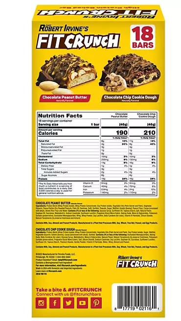 FITCRUNCH Snack Size, Variety Pack, 18 Ct.