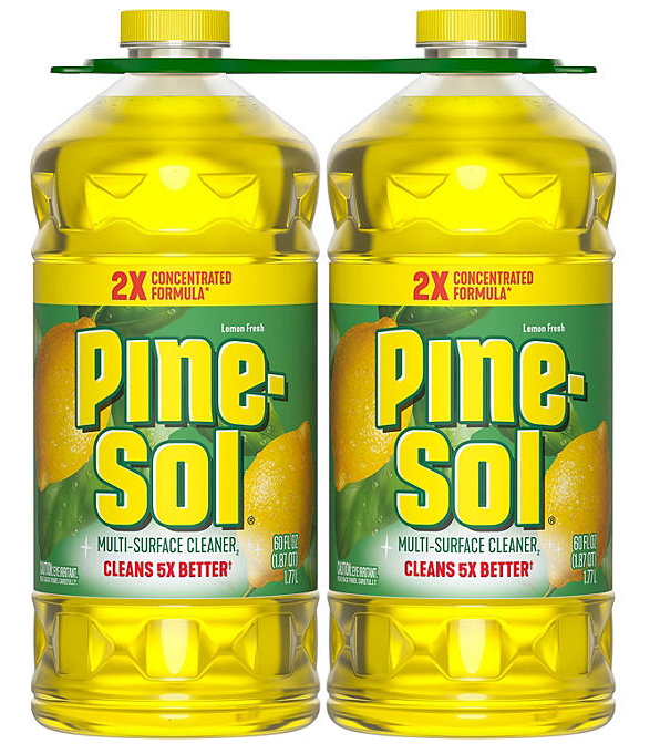 Pine-Sol Multi-Surface Cleaner, Lemon Scent, 2 ct., 120 fl. oz.