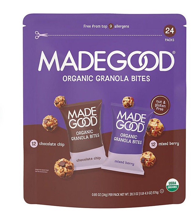 Madegood Mixed Berry & Chocolate Chip Granola Minis, 24 Pk.