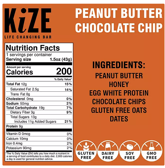 Kize Life Changing Bar Variety Pack, 12 Pk.