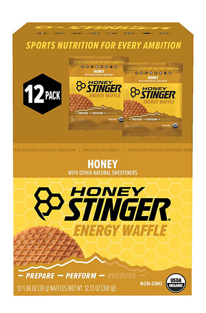 Honey Stinger Organic Energy Waffle, Honey, 12 Ct.
