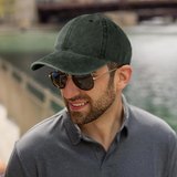 Men Women Baseball Cap-Low Profile Adjustable Washed Cotton Golf Dad Hat