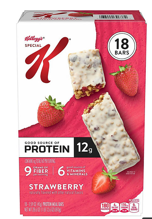 Special K Protein Bars, Strawberry, 18 Ct.