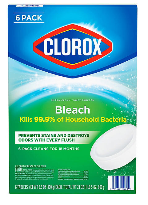 Clorox Ultra Clean Tablets Toilet Bowl Cleaner, 6 ct., 3.5 oz.