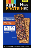 KIND Protein Dark Chocolate Nut and Crunchy Peanut Butter Variety Pack 14 Ct.