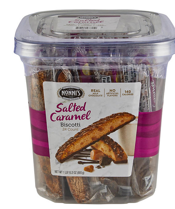Nonni'S Salted Caramel Biscotti 24 Ct.