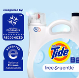 Tide Free & Gentle Liquid Laundry Detergent, 152 loads, 170 fl. oz.