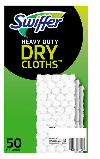 Swiffer Heavy Duty Dry Cloths, 50 ct.