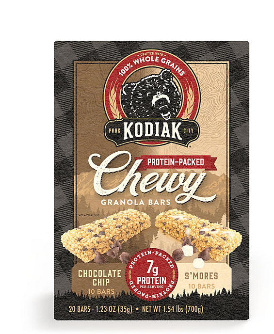 Kodiak Chewy Granola Bars, Variety Pack, 20 Ct.