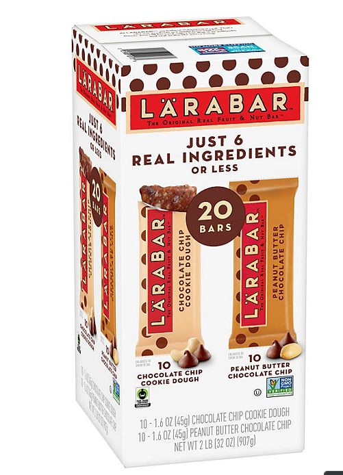 Larabar Gluten-Free Bars, Variety Pack, 20 Pk.