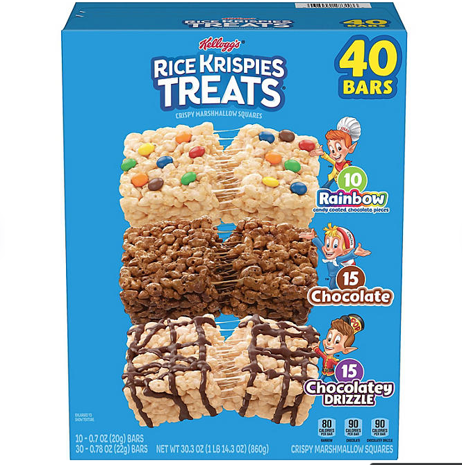 Rice Krispies Treats Variety Pack, 40 Ct.