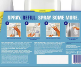 Mr. Clean Clean Freak Multi-Surface Cleaner, Lemon Zest, 2 trigger sprays + refill