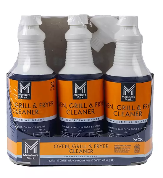 Member's Mark Commercial Oven, Grill and Fryer Cleaner, 32 oz., 3 pk.