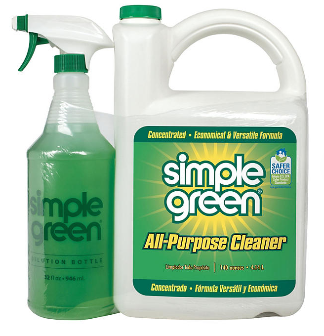 Simple Green All-Purpose Cleaner, 172 fl. oz., Spray Bottle + Refill