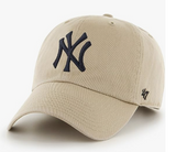 Khaki Primary Logo Clean Up Adjustable Strap Baseball Dad Hat Cap, Adult One Size Fits All