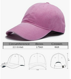 Men Women Baseball Cap-Low Profile Adjustable Washed Cotton Golf Dad Hat