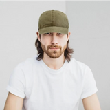 Men Women Baseball Cap-Low Profile Adjustable Washed Cotton Golf Dad Hat