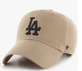 Khaki Primary Logo Clean Up Adjustable Strap Baseball Dad Hat Cap, Adult One Size Fits All