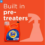 Tide Ultra Oxi Liquid Laundry Detergent, Fresh, 124 loads, 159 fl. oz.