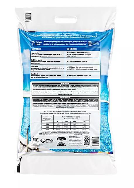 Clorox Pool & Spa Pool Salt Pallet