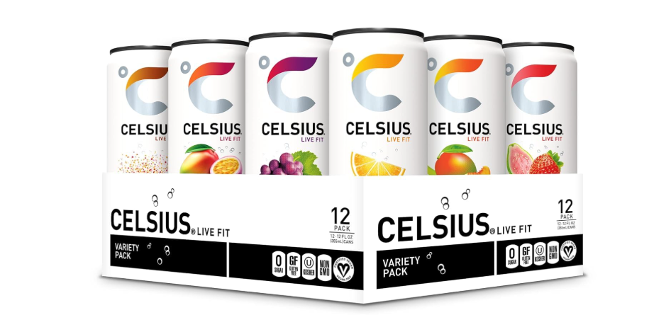 CELSIUS Assorted Flavors Official Variety Pack, Functional Essential Energy Drinks, 12 Fl Oz (Pack of 12)