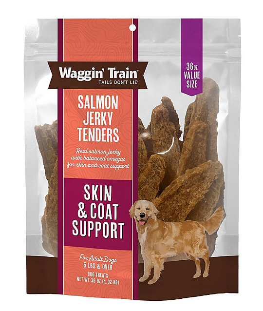Waggin' Train, Salmon Jerky Tenders for Skin & Coat Support, 36 oz.