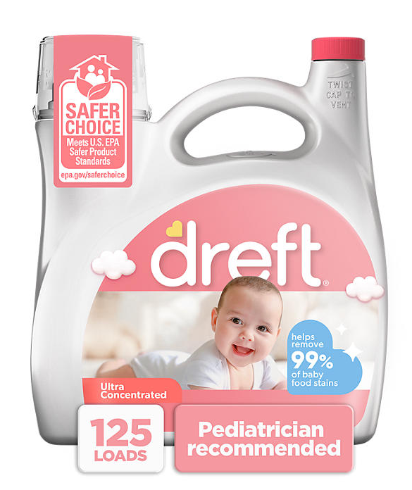 Dreft Baby Liquid Laundry Detergent, 125 loads, 170 fl. oz.