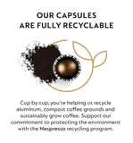 Nespresso Capsules Vertuo, Double Espresso Chiaro, Medium Roast Espresso Coffee, 30-Count Coffee Pods, Brews 2.7oz.