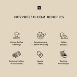 Nespresso Capsules Vertuo, Double Espresso Chiaro, Medium Roast Espresso Coffee, 30-Count Coffee Pods, Brews 2.7oz.