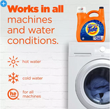 Tide Ultra Oxi Liquid Laundry Detergent, Fresh, 124 loads, 159 fl. oz.