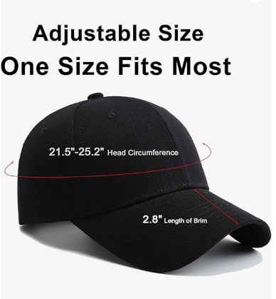 2 Packs Baseball Cap Golf Dad Hat for Men and Women