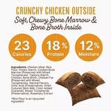 Waggin' Train, Chicken & Bone Broth, High Protein Pockets with Bone Marrow, 36 oz.