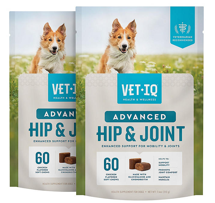 VETIQ Advanced Hip & Joint Soft Dog Chews, Chicken Flavored 60 ct., 2 pk.