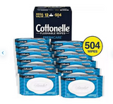 Cottonelle Freshcare Flushable Wipes, 12 ct., 504 wipes