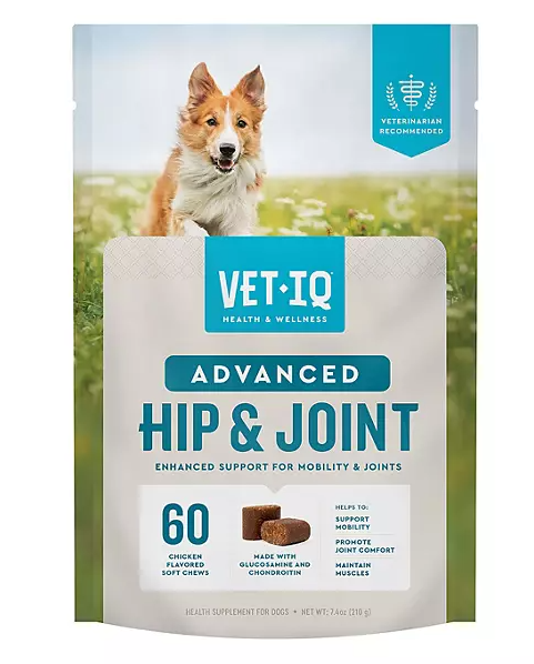 VETIQ Advanced Hip & Joint Soft Dog Chews, Chicken Flavored 60 ct., 2 pk.