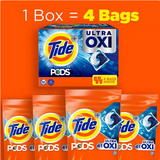 Tide PODS Laundry Detergent Pacs, 4-in-1 Ultra Oxi, 104 ct.