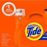 Tide Liquid Laundry Detergent, Original, 152 loads, 170 fl. oz.