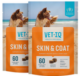 VETIQ Skin & Coat Soft Dog Chews, Hickory Smoke Flavored, 60 ct., 2 pk.