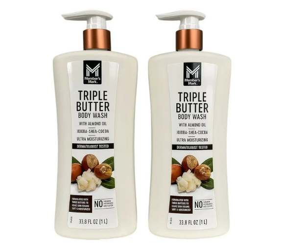 Member'S Mark Triple Butter Body Wash, 33.8 Fl. Oz 2 pk.