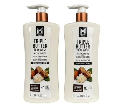 Member'S Mark Triple Butter Body Wash, 33.8 Fl. Oz 2 pk.