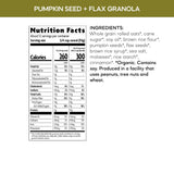 Organic Pumpkin Seed + Flax Granola, 24.7 Oz (Pack of 1), Value Size, Non-Gmo