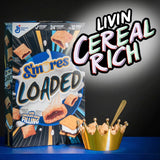 S'Mores Loaded Cereal, Crispy Cereal with Naturally and Artificially Flavored Chocolate Creme Filling, Made with Whole Grain, Family Size, 18.1 Oz