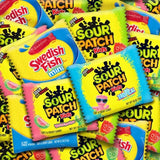 SOUR PATCH KIDS and SWEDISH FISH Candy, Fun Size, 200 Pk.