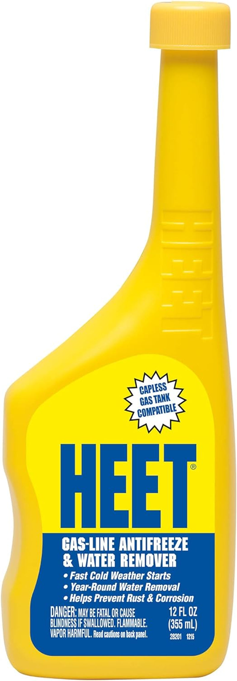 Water Remover & Premium Gas Line Antifreeze, Removes Water from Fuel System, Prevents Gas-Line Freezing, Winter Fuel Additive for Fast Cold Weather Starts, 12 Fl. Oz.
