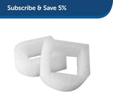 Drinkwell Replacement Foam Filters - Compatible with  Ceramic and Stainless Steel Pet Fountains for Water Dispensers, 2 Pack (PAC00-13711)