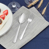 36-Piece Stainless Steel Silverware Set, 5.9" Tea Spoons, Durable Small Spoons, Cost-Effective for Home, Kitchen, Restaurant - Mirror Polished, Dishwasher Safe