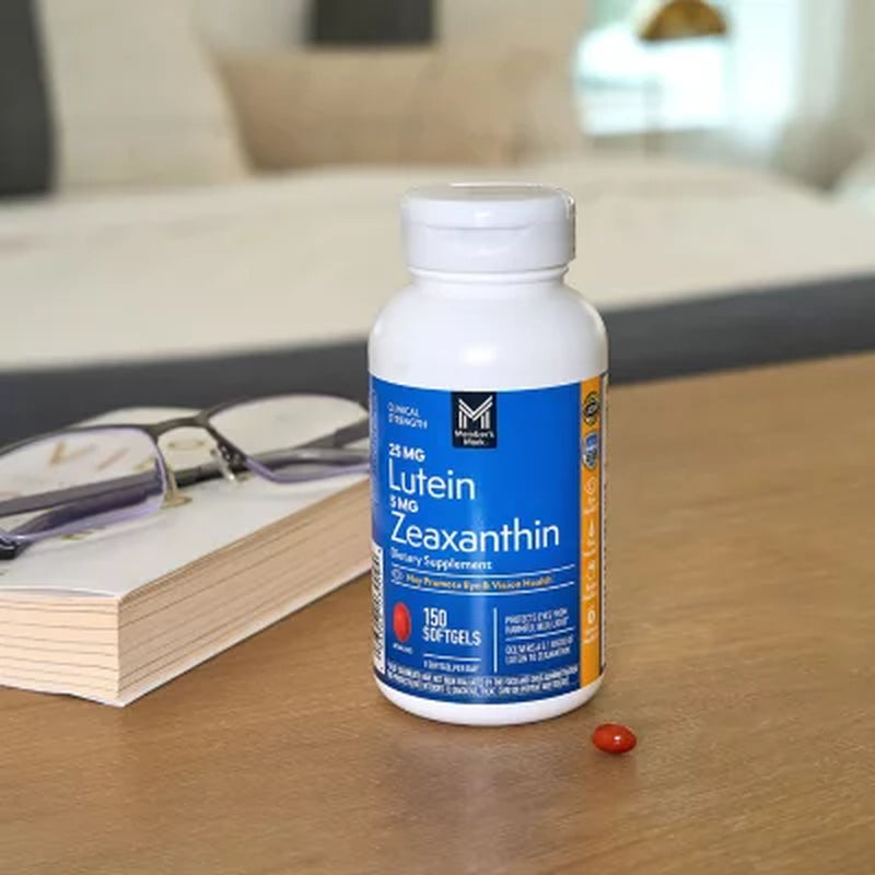 Member'S Mark Lutein with Zeaxanthin Softgels, 150 Ct.
