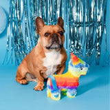 Party Animal Birthday Box Dog Toy Bundle, 5-Piece Set Blue